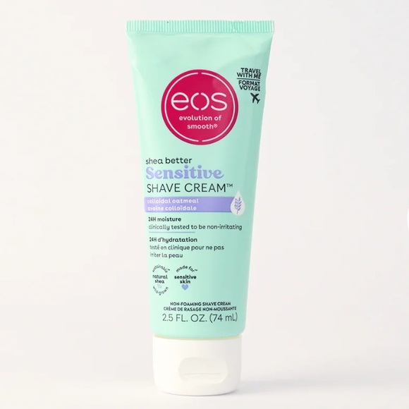🌻4/$20 EOS Shea Butter Sensitive & Moisture Shave Cream Travel Size New Product - Picture 3 of 15